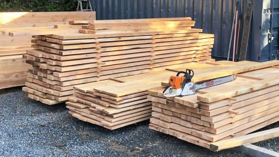 West Coast Custom Timber sawmill boards