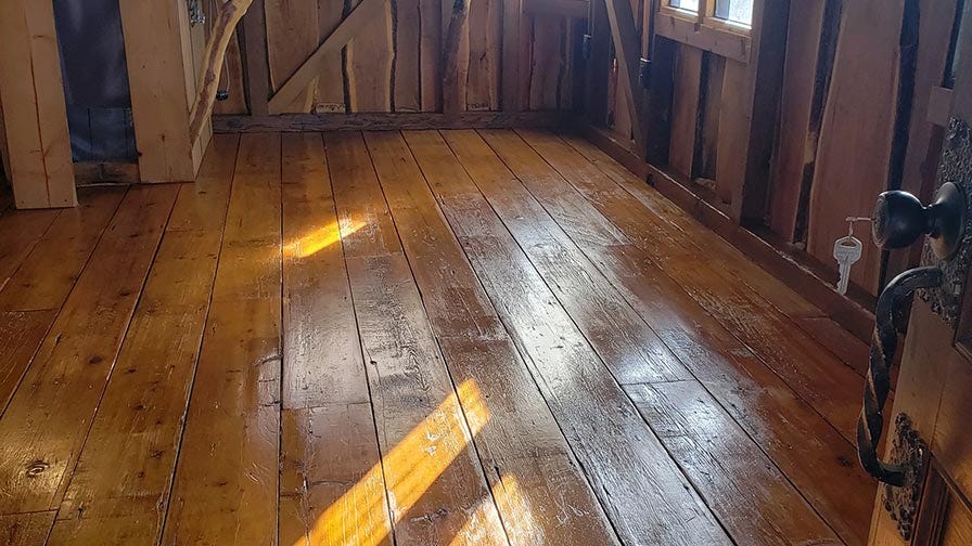 Mesquite treehouse floors