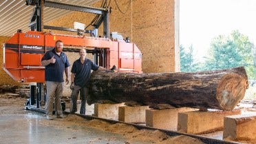 Farming and Sawing Live Edge Slabs in Indiana