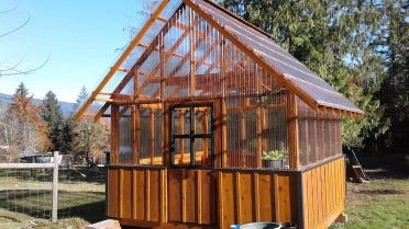 Building a Cedar Greenhouse in British Columbia