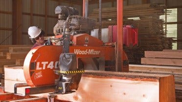 Morris Sawmill and Lumber Wood-Mizer LT40 Hydraulic portable sawmill