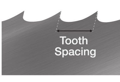 tooth spacing