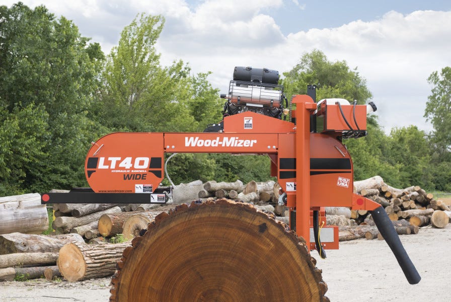 Wood-Mizer LT40 Wide Hydraulic Sawmill