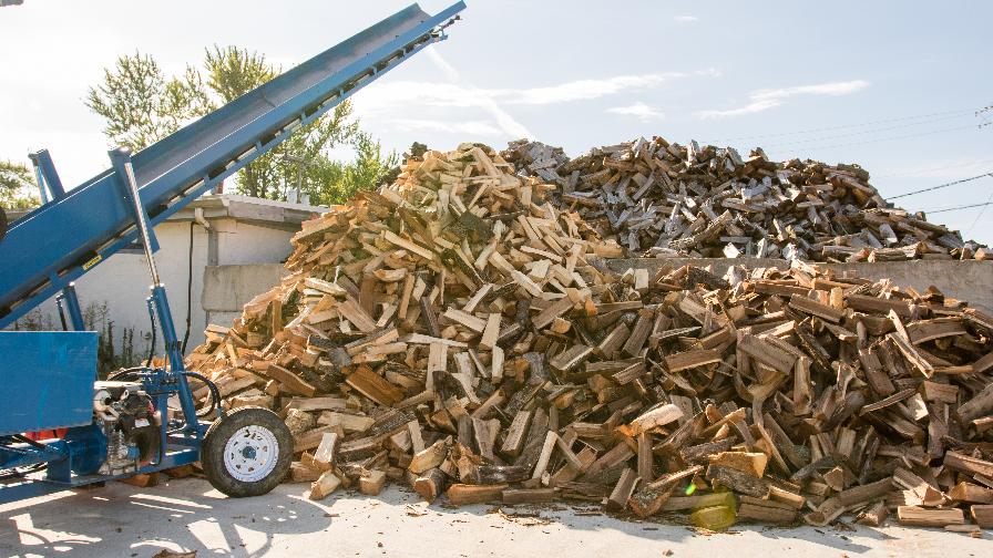 Hood Farms Firewood Pile