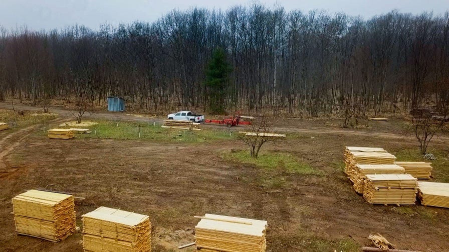 Backwoods Lumber landscape